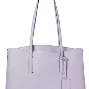 Kate Spade Margaux large leather tote, frozen lilac